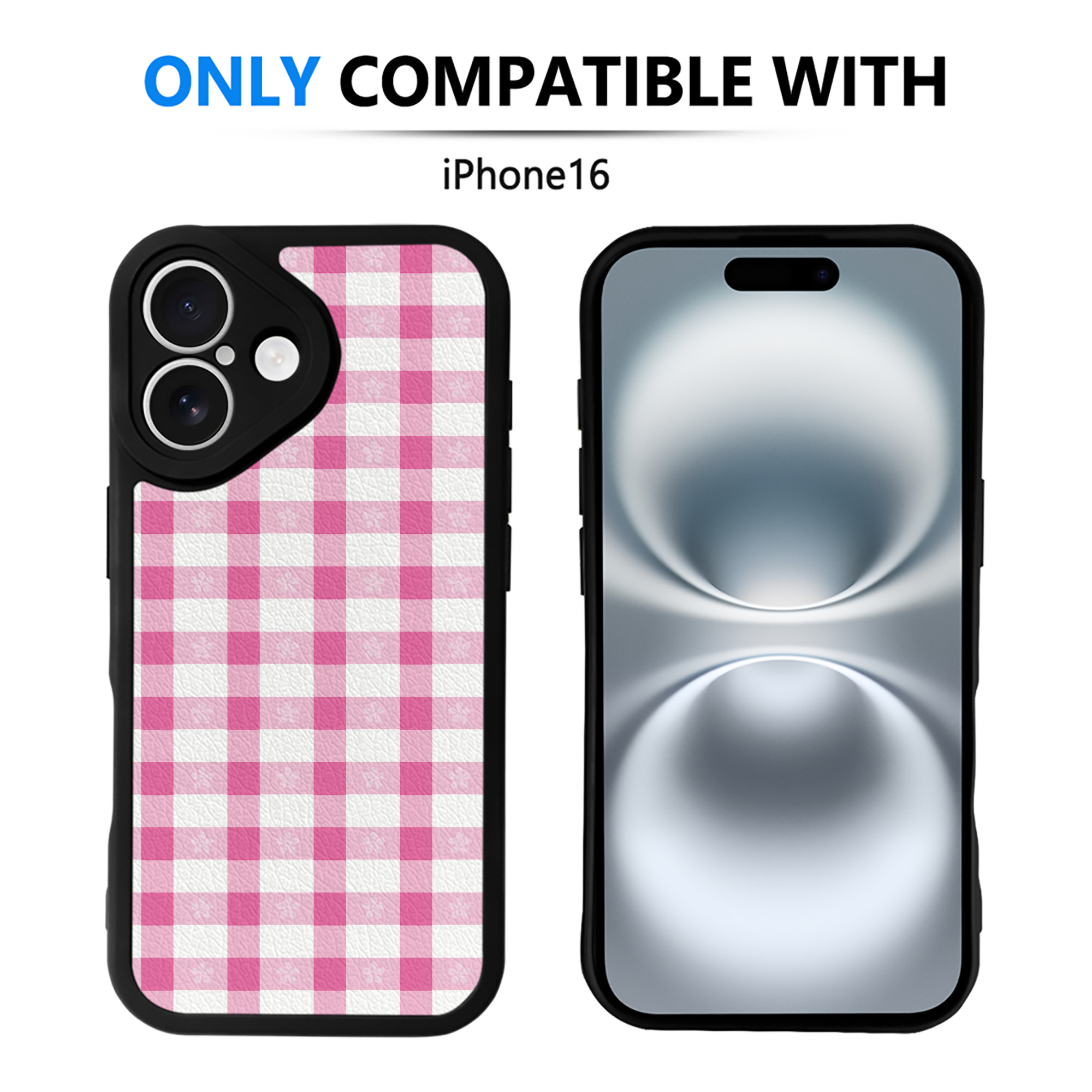 （画像用） Hello Kitty ハローキティ 【iPhone 16シリーズ対応】シリコンスマホケース（レザー調） 材質：シリコン